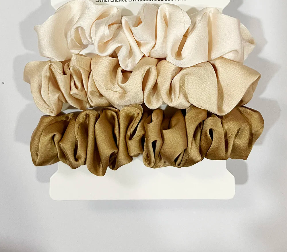 Chouchous en satin (ensemble de 4)