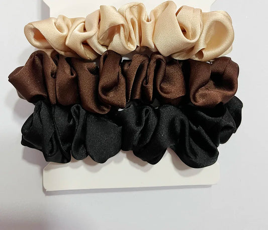 Chouchous en satin (ensemble de 4)